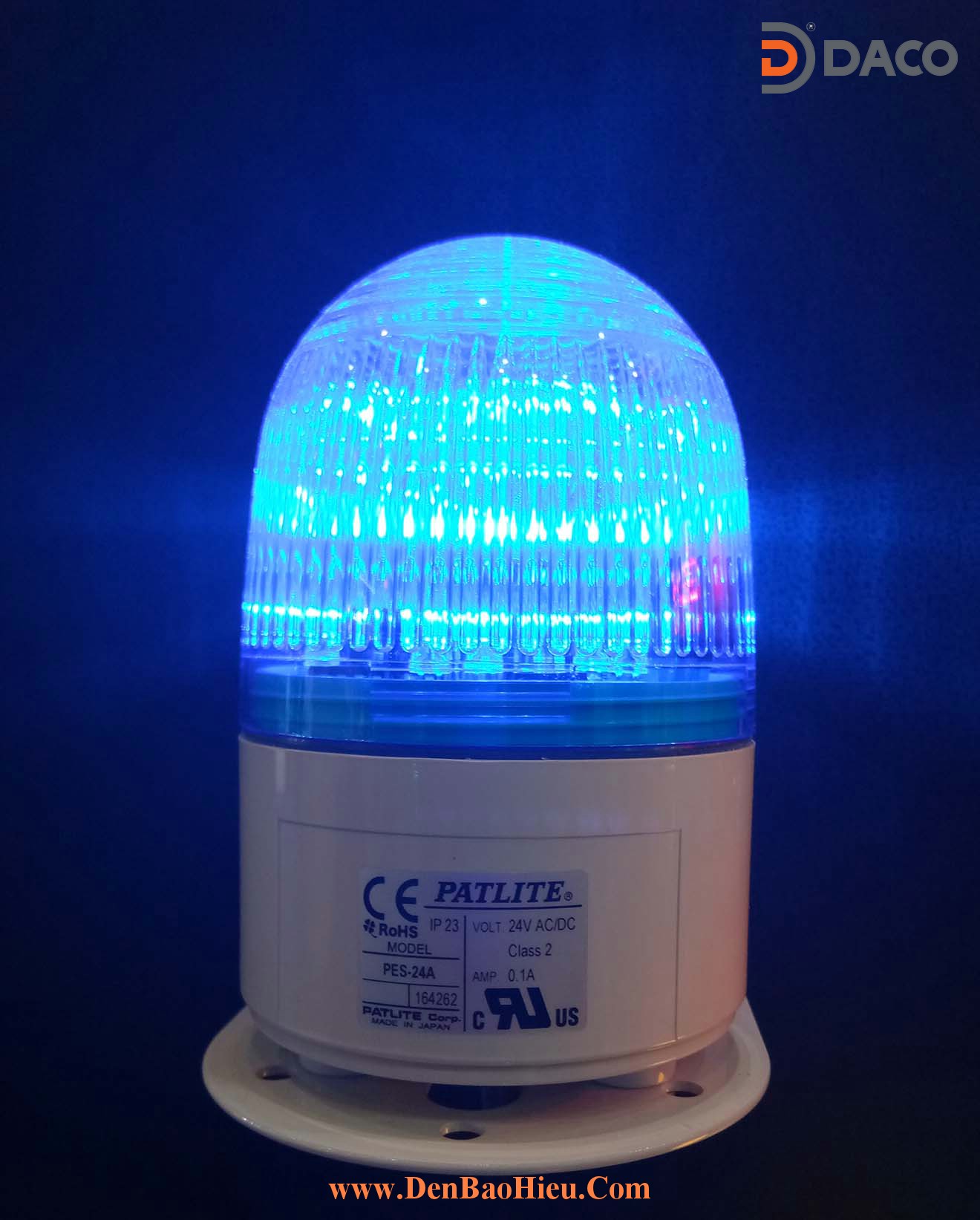 Den bao hieu mau LED PES-24A