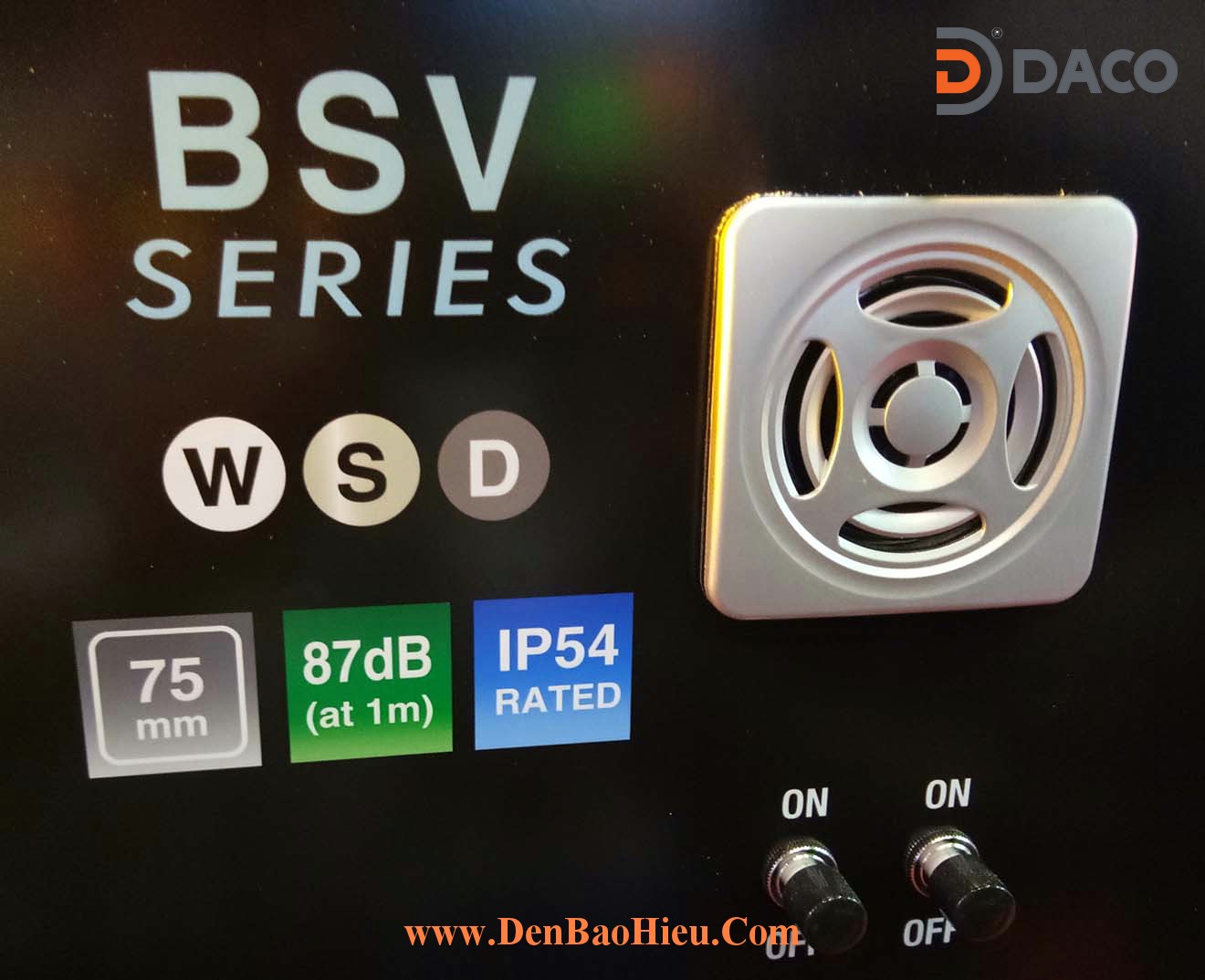 パトライト 薄型MP3再生報知器 BSV-24N-D - 1