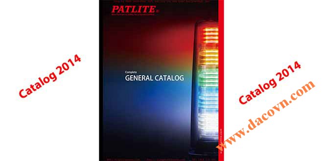 Catalog Đèn Loa Còi Báo Hiệu Tín Hiệu Cảnh Báo Patlite Nhật Bản Patlite Catalogue General_2014