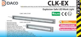 Đèn LED chiếu sáng Phòng nổ dạng thanh Patlite CLK-Ex IP66G/67G/69K, 24VDC